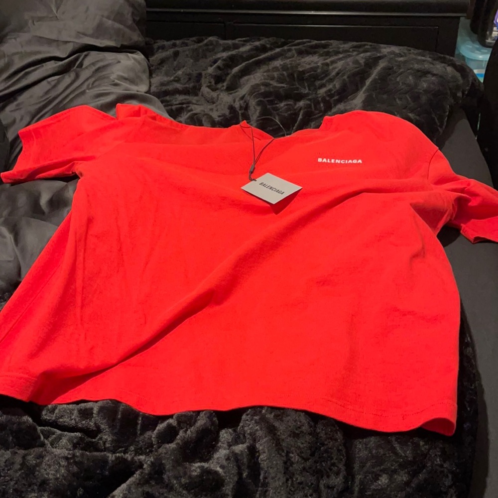 Balenciaga Red Shirt